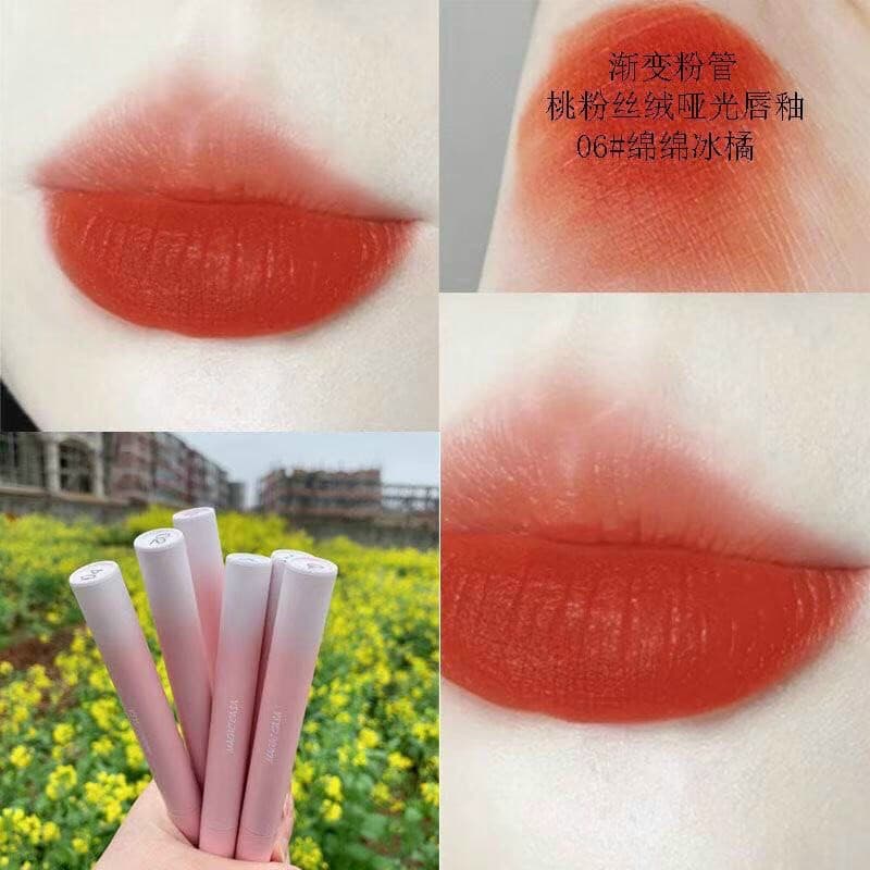 [HOT DEAL] Son kem lì Magic Casa vỏ hồng - CAVALI - Son kem nhung lì kháng nước tone cực chuẩn