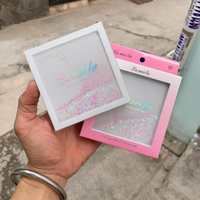 [HCM]Phấn mắt 12 ô nhủ kim tuyến Lameila
