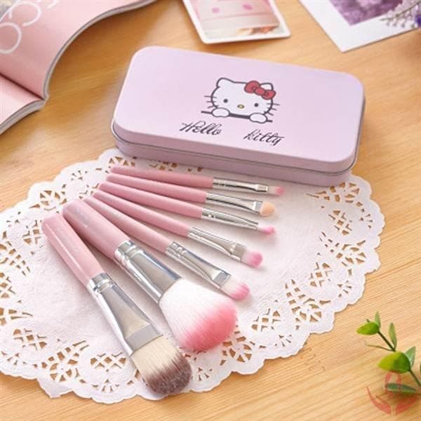BỘ CỌ TRANG ĐIỂM KITTY XINH XẮN (7 MÓN)
