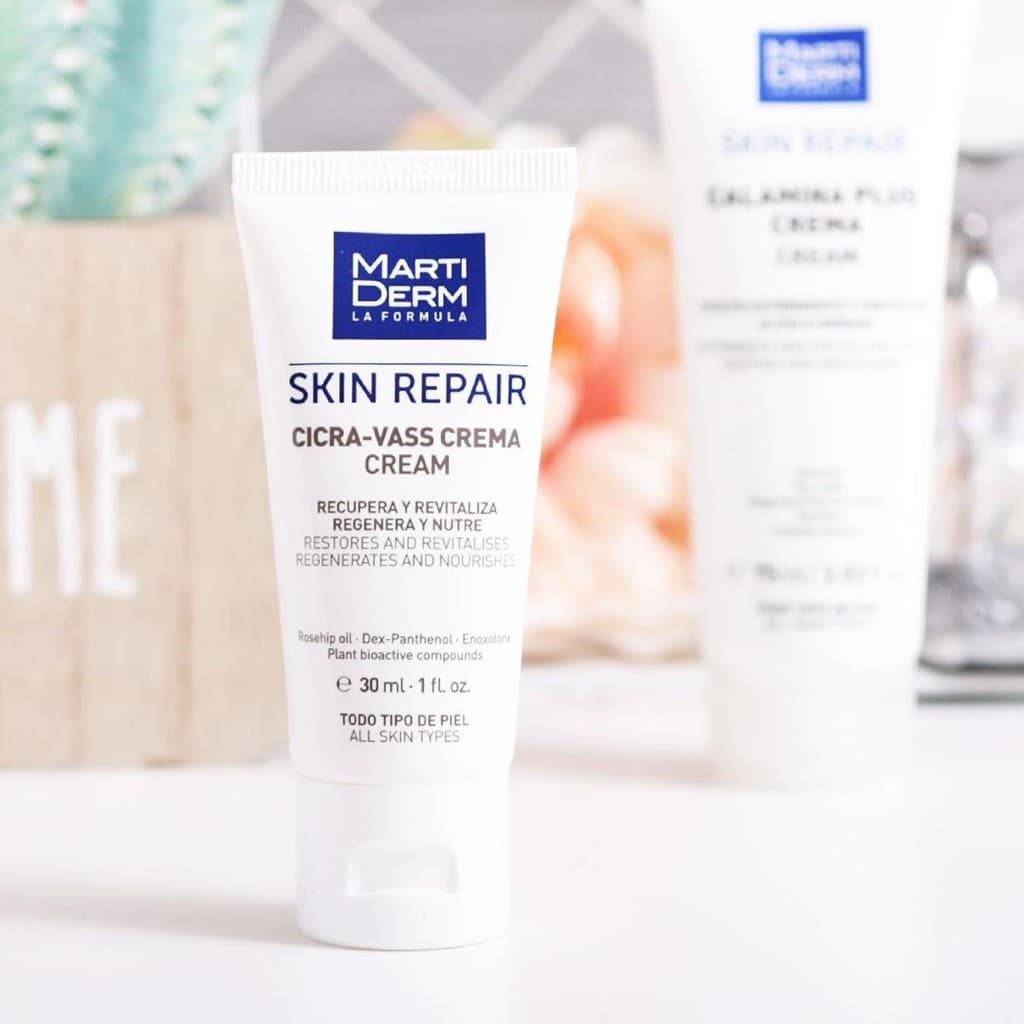 Kem Dưỡng Ẩm B5 MartiDerm Skin Repair Cicra Vass Cream Giảm Kích Ứng Tái Tạo Phục Hồi Da Tổn Thương Nhạy Cảm Mờ Thâm Chống Lão Hoá - 30ml hàng nhập khẩu có tem phụ
