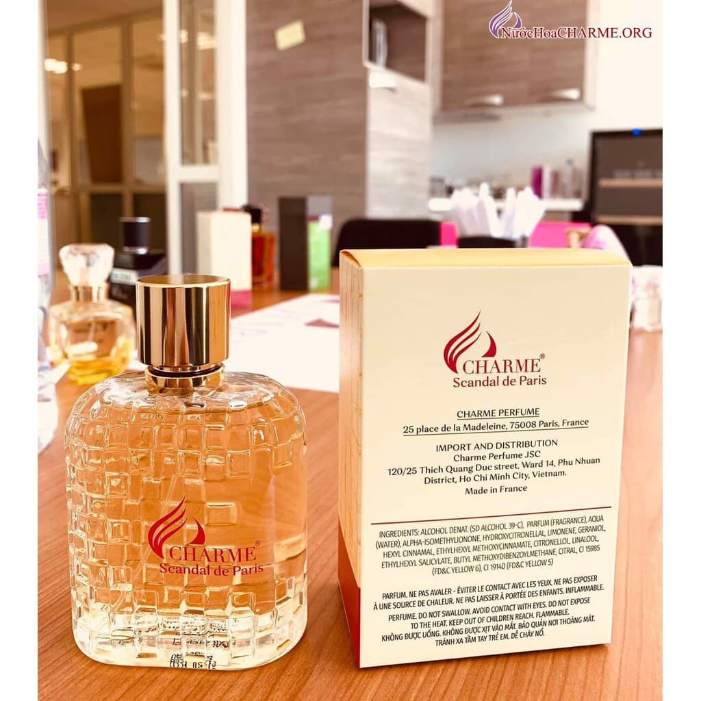 Nước hoa nữ scandal 100ml + gel rửa tay khô kháng khuẩn