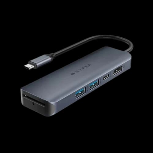 Cổng Chuyển Hyperdrive Next 6-In-1 Port Usb-C Cho Laptop/Macbook (HD4002GL)