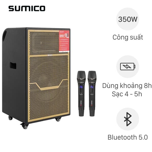 Loa kéo karaoke Sumico DSP40 350W