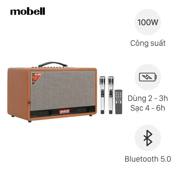 Loa karaoke xách tay Mobell MK-4960A 100W