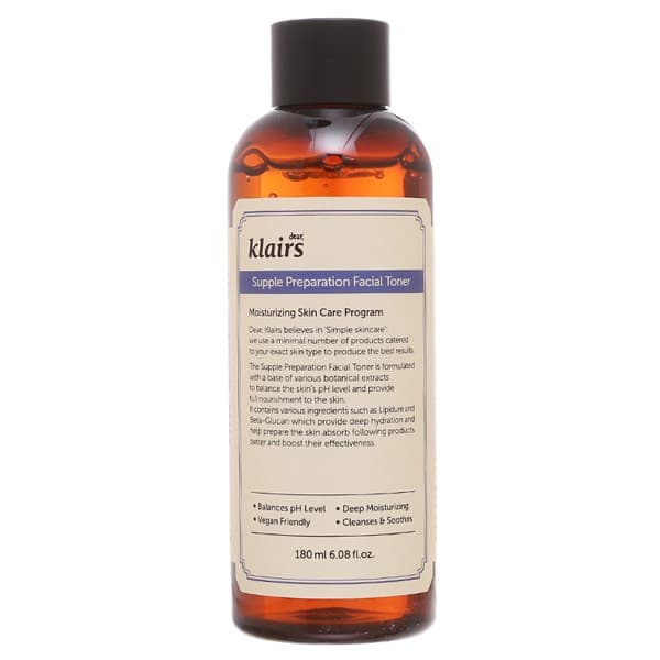 Nước hoa hồng Klairs supple preparation facial toner 180ml