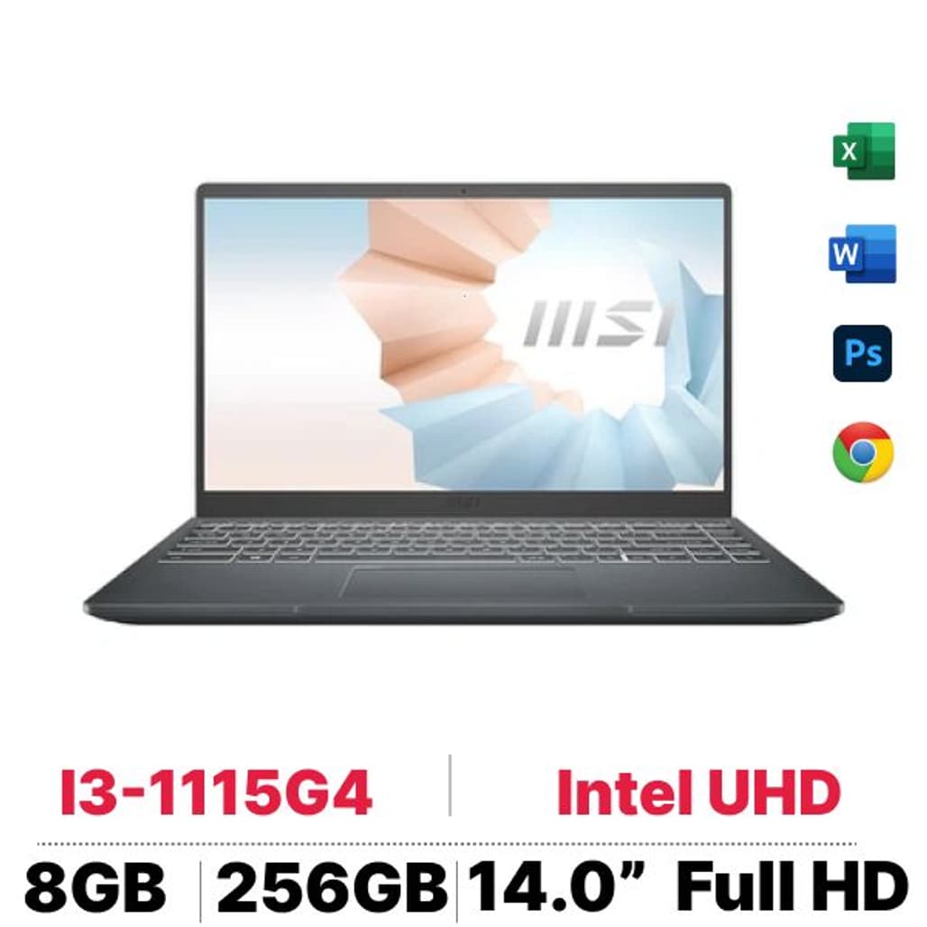 Laptop MSI Modern 14 B11MOU-1028VN - Cũ Xước Cấn