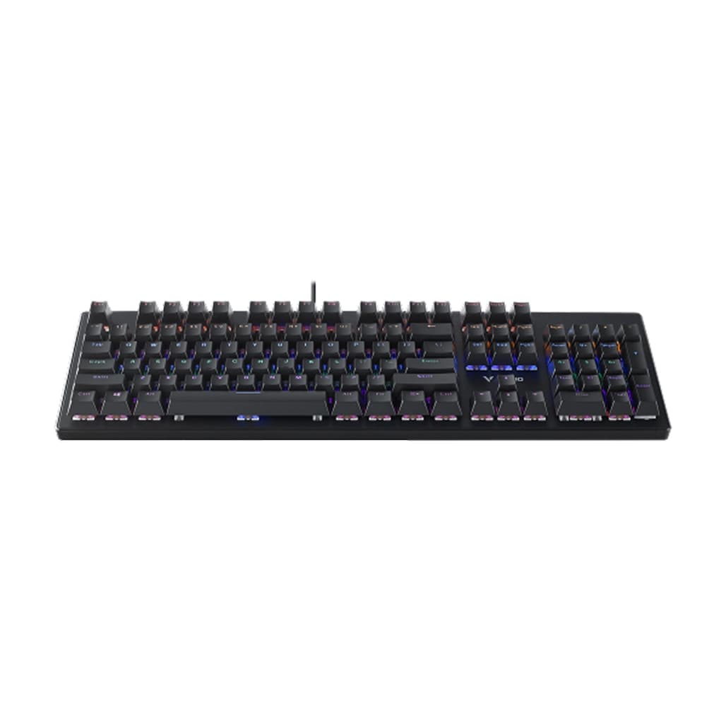 Bàn phím cơ Rapoo V510 LED Rainbow Đen
