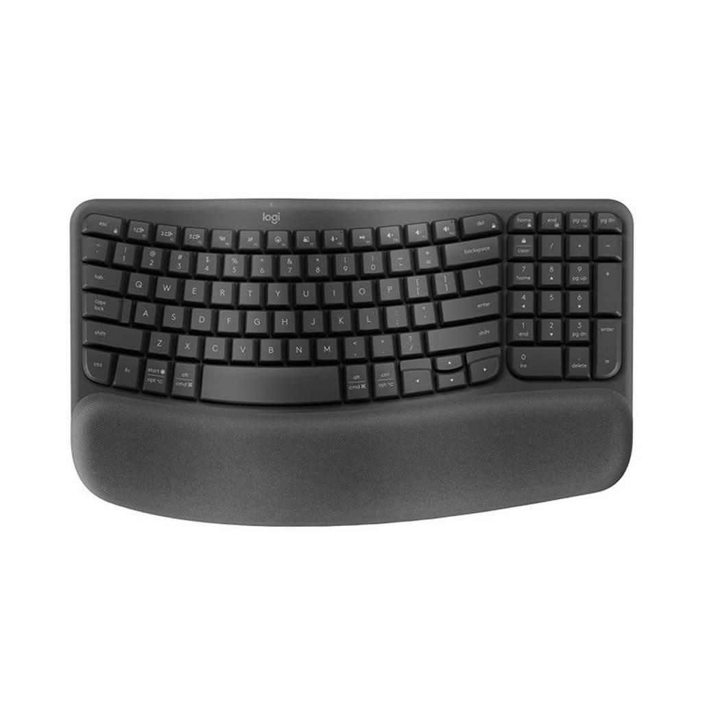 Bàn phím không dây Logitech Wave Keys Ergonomic