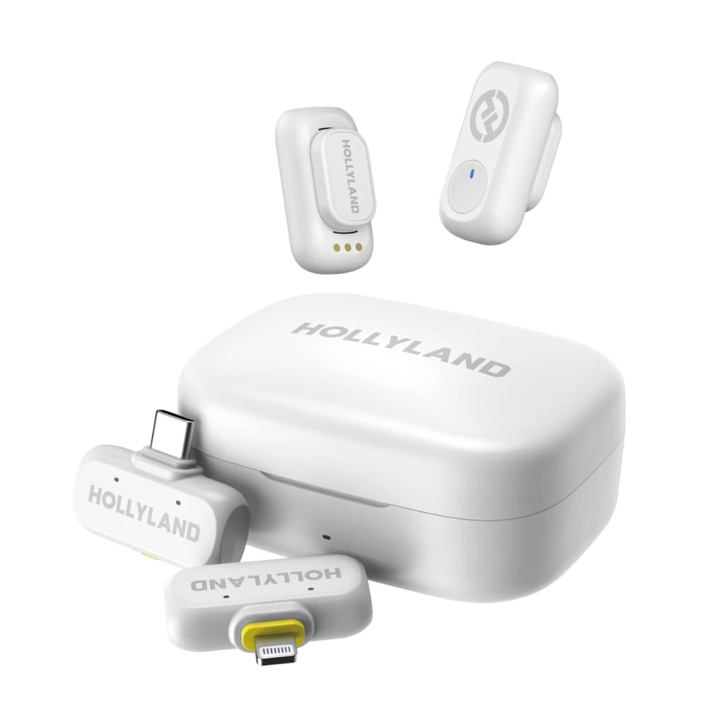 Microphone thu âm không dây Hollyland Lark A1 combo USB-C + Lightning RX