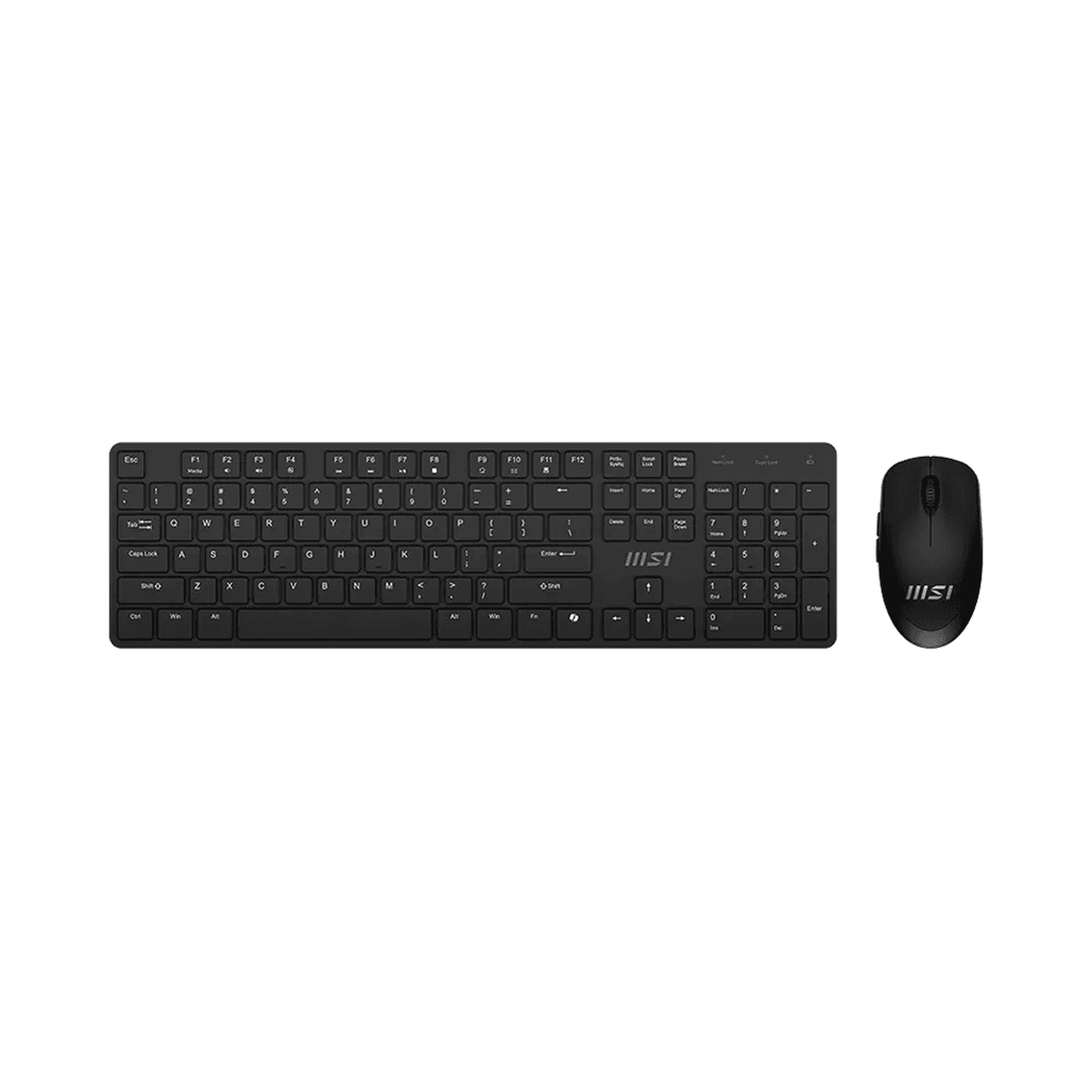 Combo bàn phím + Chuột không dây MSI Forge K200