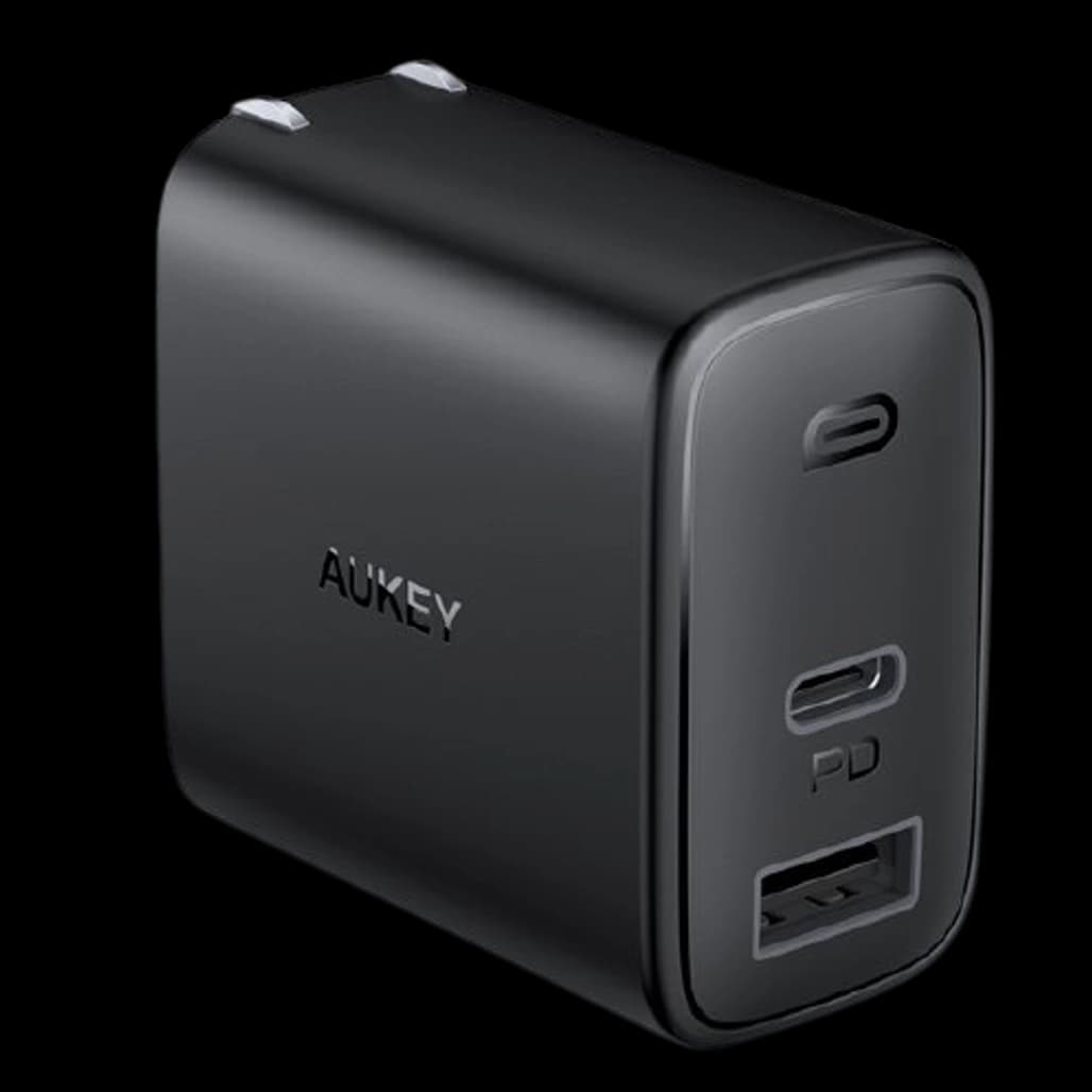 Củ sạc nhanh Aukey PA-F3S 2 cổng Type C 20W-USB-A 12W