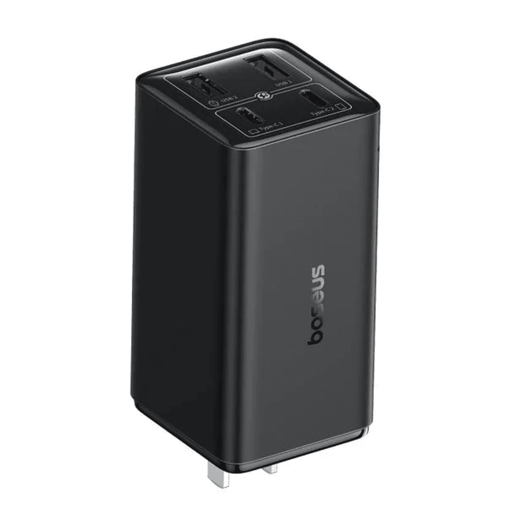 Sạc nhanh Baseus GaN6 Pro 2C + 2U 100W US kèm cáp C-C 100W 1m