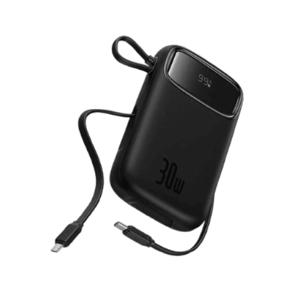 Pin sạc dự phòng Baseus Qpow2 màn hình số 10.000mAh 30W kèm 2 cáp type C - Cũ