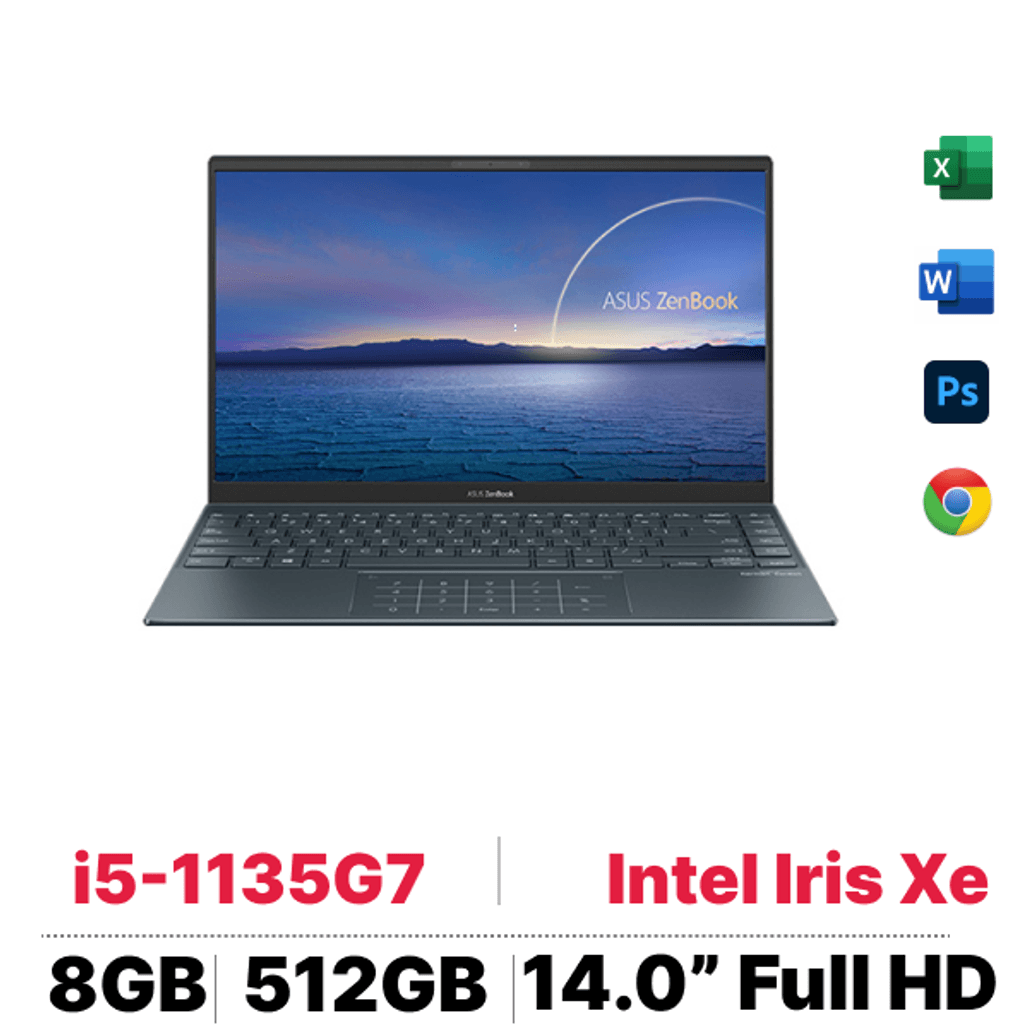 Laptop Asus Zenbook UX425EA-KI839W - Cũ Xước Cấn