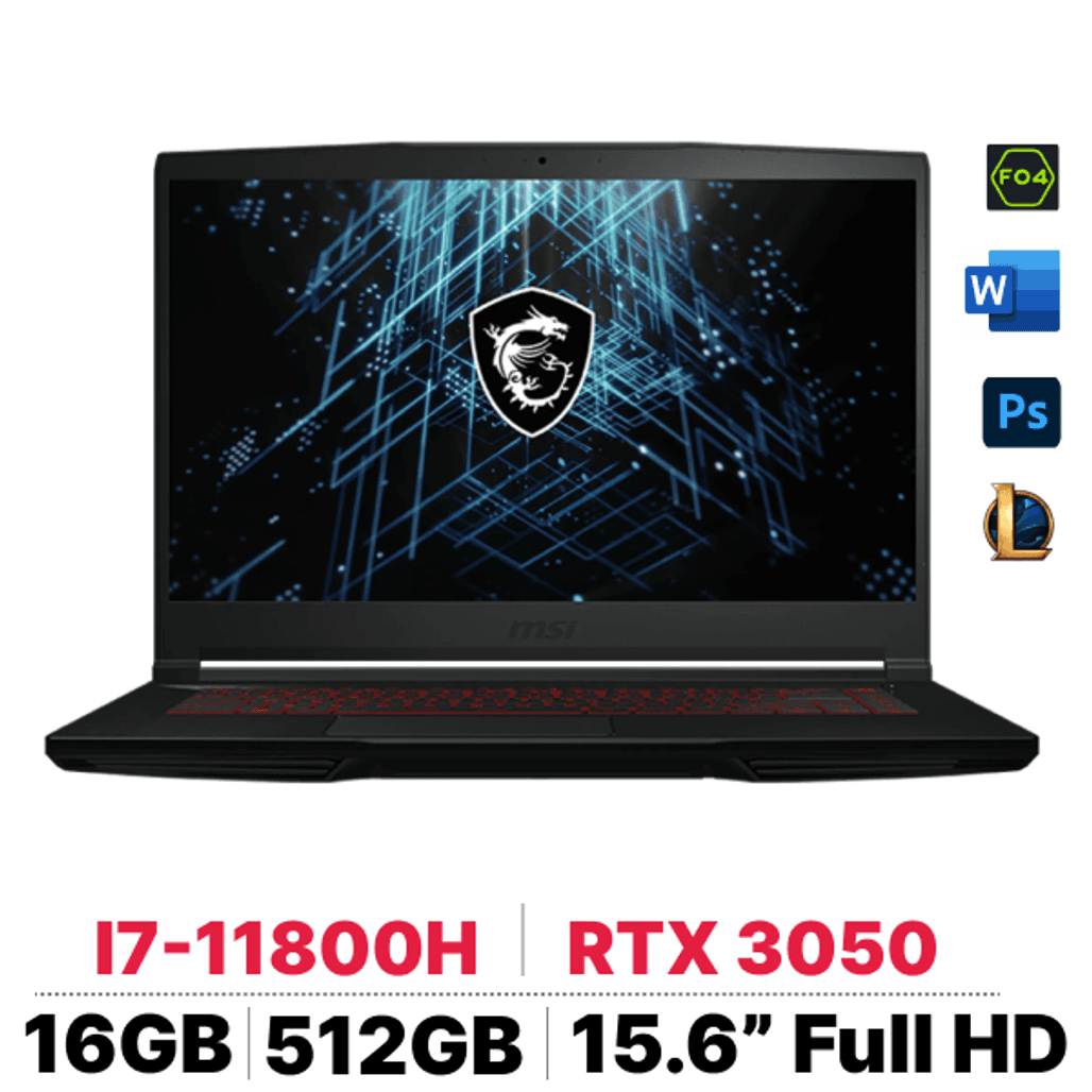 Laptop MSI Gaming GF63 Thin 11UC-1228VN - Cũ Xước Cấn