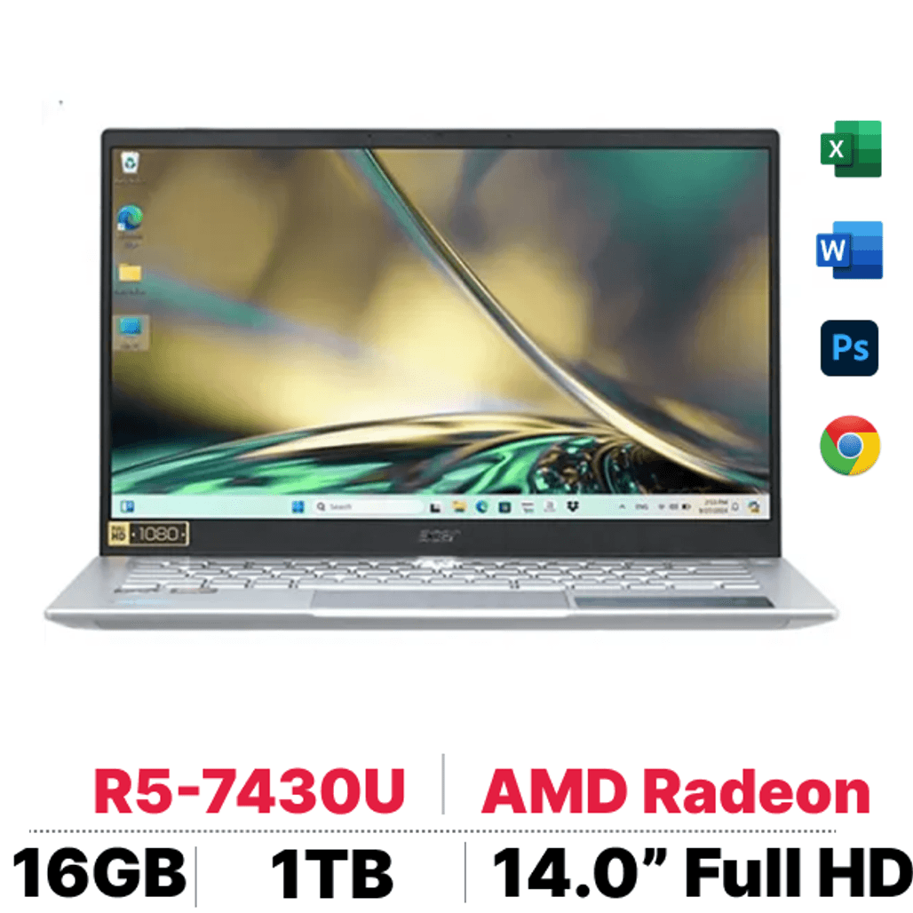 Laptop Acer Swift Go 14 SFG14-41-R251 NX.KG3SV.005 - Đã Kích Hoạt