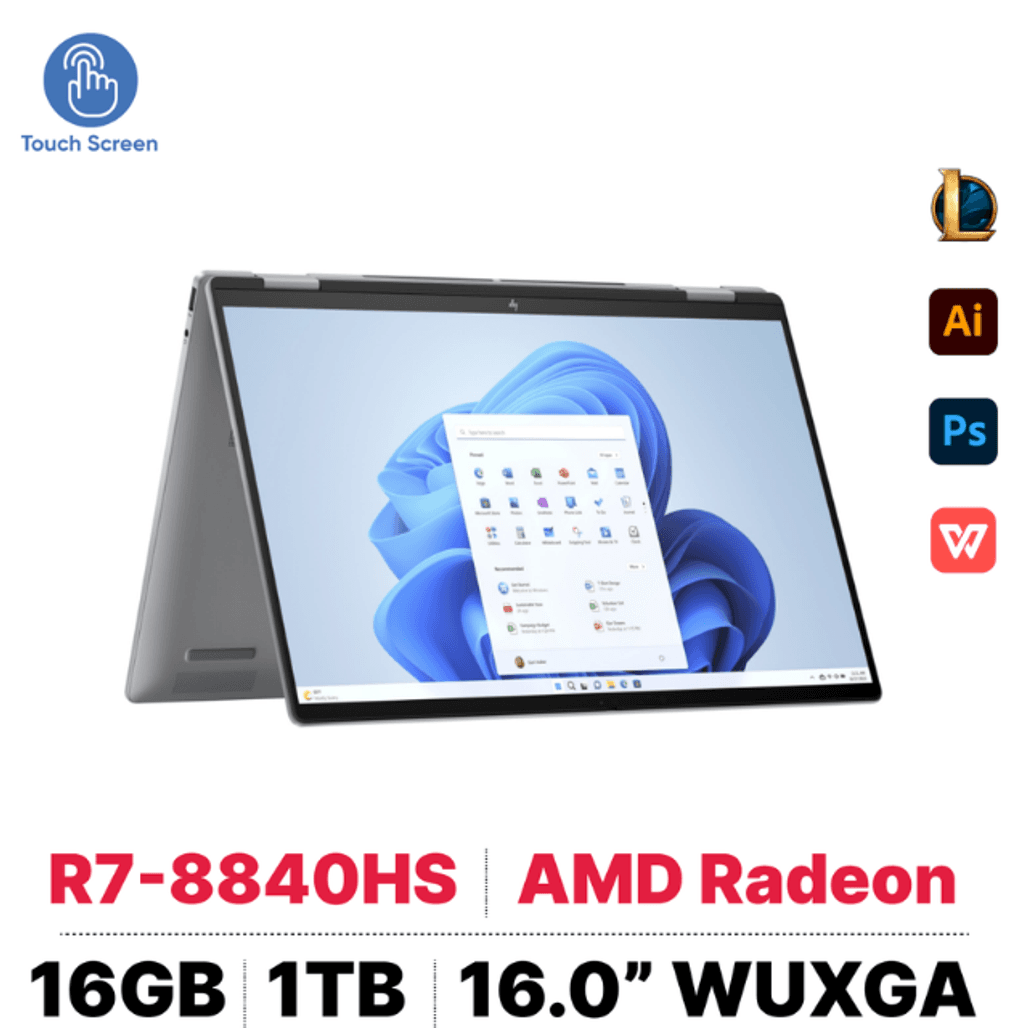 Laptop HP ENVY x360 16-AD0023DX 9S1M4UA - Cũ Xước Cấn