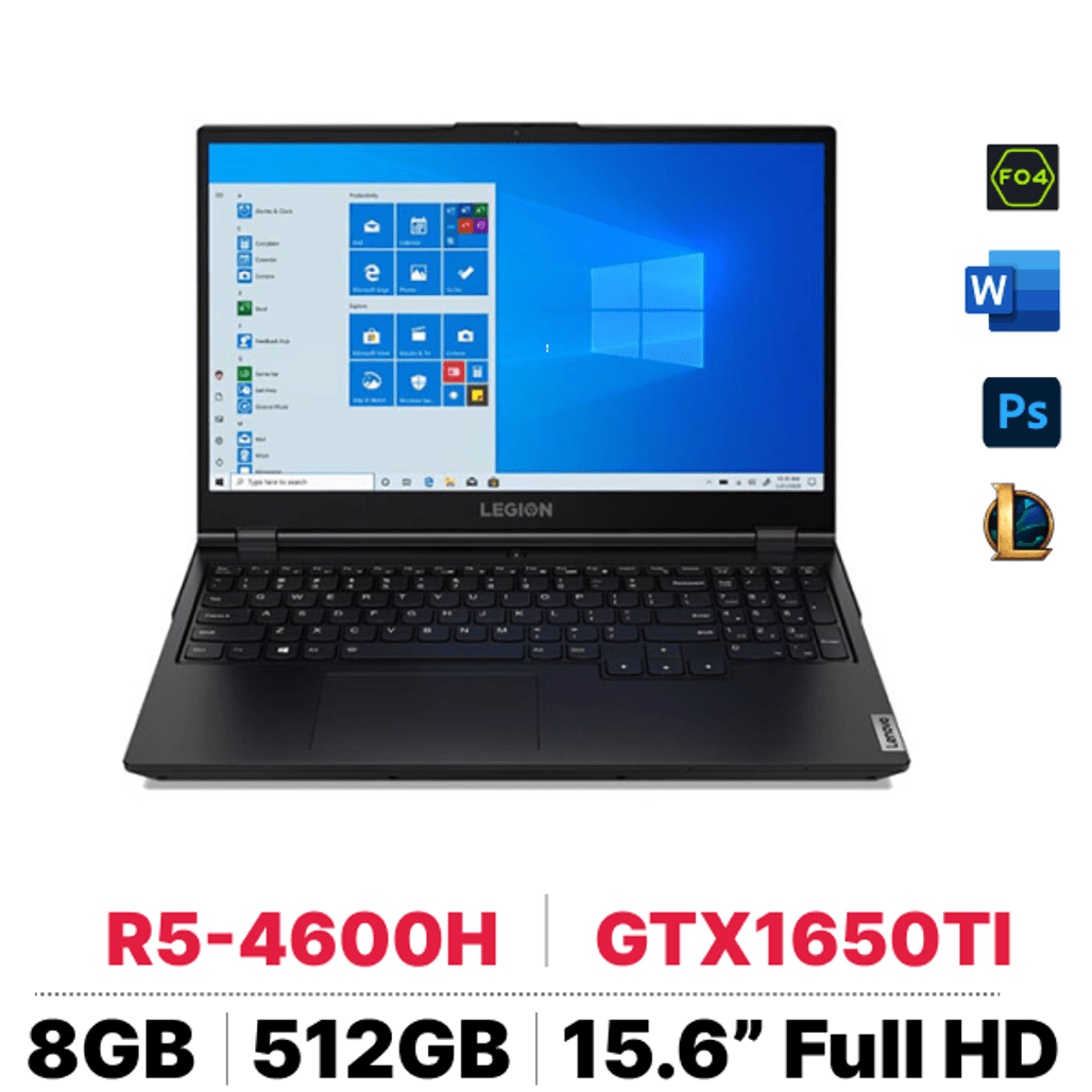 Laptop Lenovo Gaming Legion 5 15ARH05 82B500GUVN - Cũ Xước Cấn