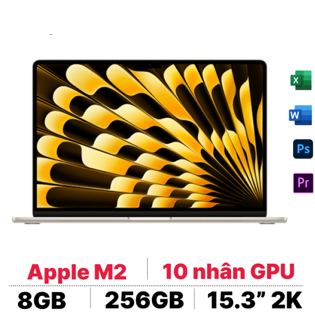Macbook Air 15 inch M2 2023 8GB 256GB - Cũ Trầy Xước