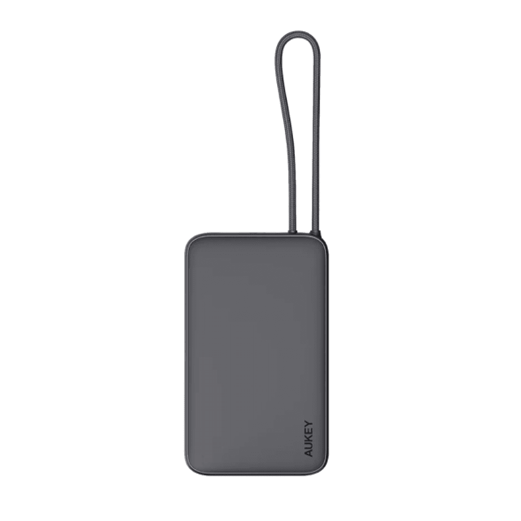 Pin sạc dự phòng Aukey Spark Sling PB-Y53 10000mAh 15W Lite Slim tích hợp cáp USB-C