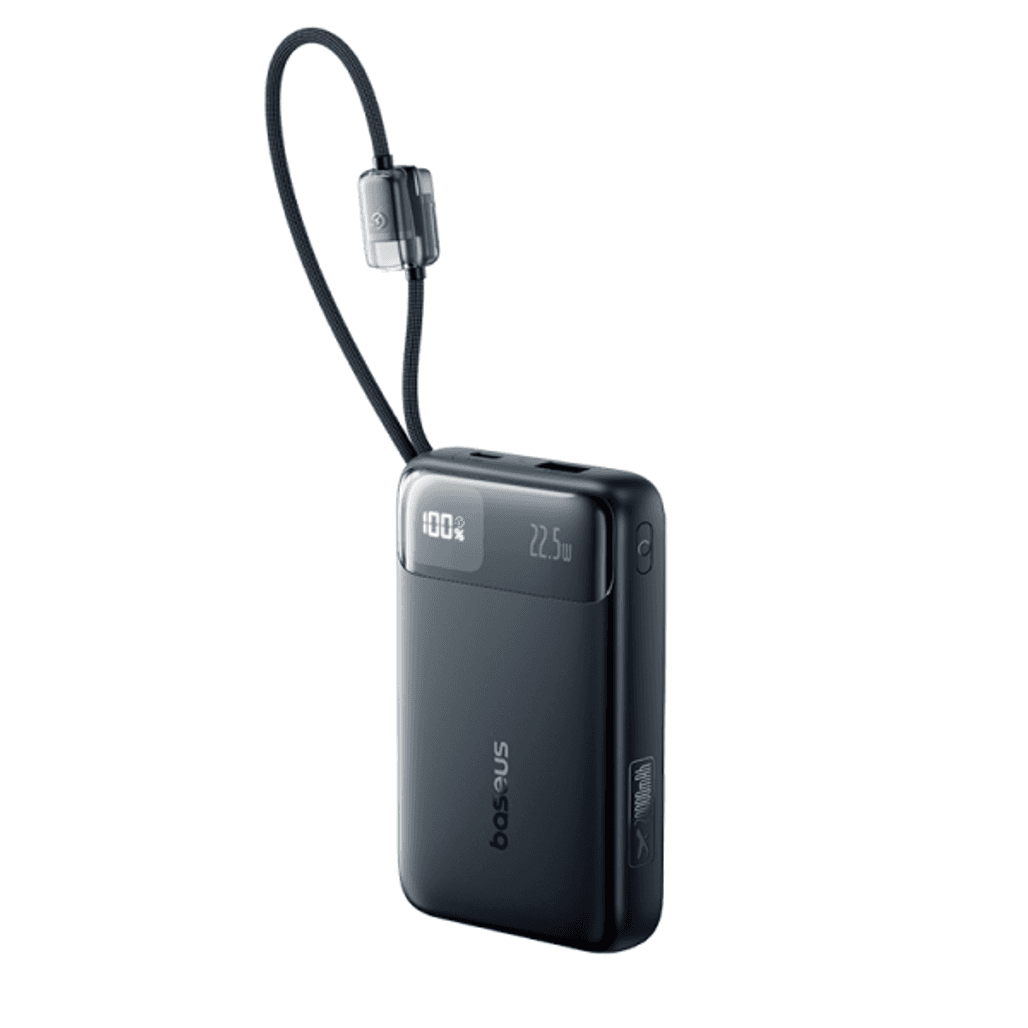 Pin sạc dự phòng Baseus Enerfill FC11 20.000mAh 22.5W màn hình kèm cáp Type-C - Lightning