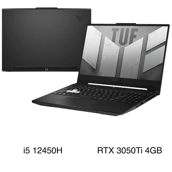 Asus TUF Gaming Dash F15 FX517ZE - HN045W (i5 12450H, 8GB, 512GB, RTX 3050Ti 4GB, Full HD 144Hz, Win11)
