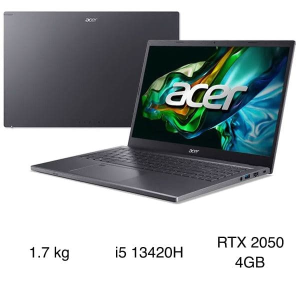 Acer Gaming Aspire 5 A515 58GM 51LB - NX.KQ4SV.002 (i5 13420H, 16GB, 512GB, RTX 2050 4GB, Full HD, Win11)
