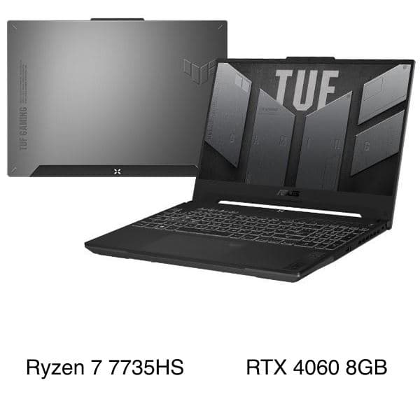 Asus TUF Gaming A15 FA507NV - LP031W (R7 7735HS, 16GB, 512GB, RTX 4060 8GB, Full HD 144Hz, Win11)