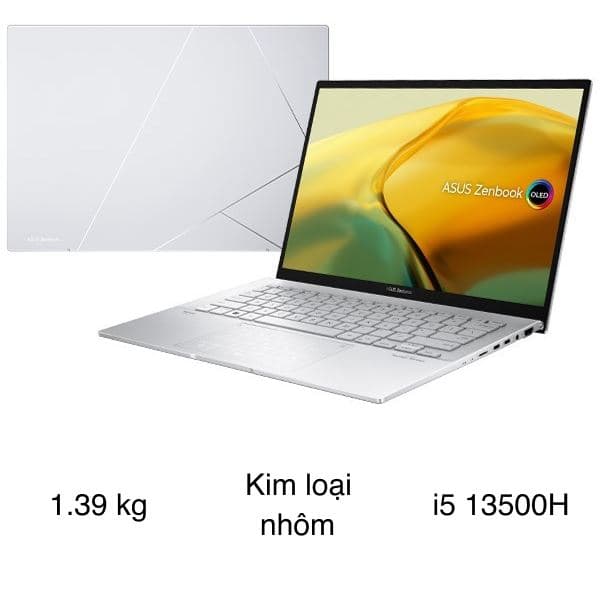 Asus Zenbook 14 OLED UX3402VA - KM657W (i5 13500H, 16GB, 512GB, 2.8K OLED 90Hz, Win11)
