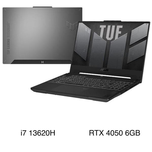 Asus TUF Gaming F15 FX507VU - LP186W (i7 13620H, 16GB, 512GB, RTX 4050 6GB, Full HD 144Hz, Win11)
