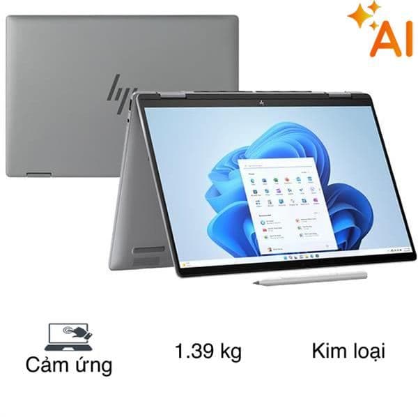 HP Envy x360 14 fc0162TU - AY8X1PA (Ultra 5 125U, 16GB, 512GB, 2.8K OLED, Cảm ứng, OfficeHS, Win11)