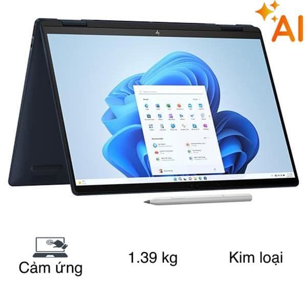 HP Envy X360 14 fc0153TU - AY8V4PA (Ultra 7 155U, 32GB, 512GB, 2.8K OLED, Cảm ứng, Win11)