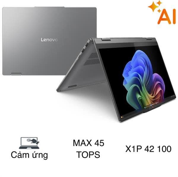 Lenovo IdeaPad 5 2in1 14Q8X9 - 83GH001FVN (X1P 42 100, 16GB, 512GB, WUXGA OLED, Cảm ứng, Win11)