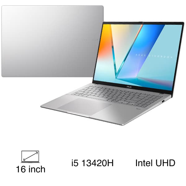Asus Vivobook S16 S3607VA - RP055WS (i5 13420H, 16GB, 512GB, WUXGA 144Hz, OfficeH24+365, Win11)