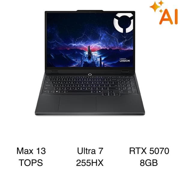 Lenovo Gaming Legion 5 15IAX10 - 83F0003BVN (Ultra 7 255HX, 32GB, 1TB, RTX 5070 8GB, WQXGA OLED 165Hz, OfficeH24, Win11)