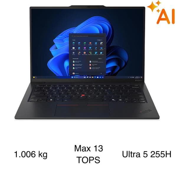 Lenovo ThinkPad X1 Carbon - 21NX0038VN (Ultra 5 225H, 32GB, 1TB, WUXGA, Win11 Pro)