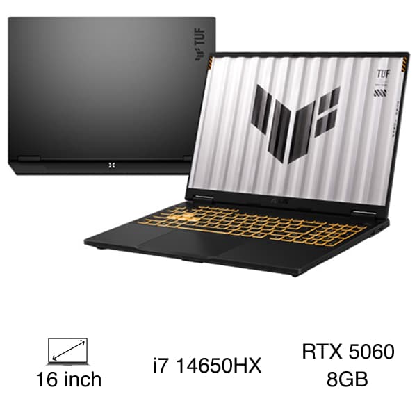 Asus TUF Gaming F16 FX608JMR - RV048W (i7 14650HX, 16GB, 1TB, RTX 5060 8GB, WUXGA 165Hz, Win11)