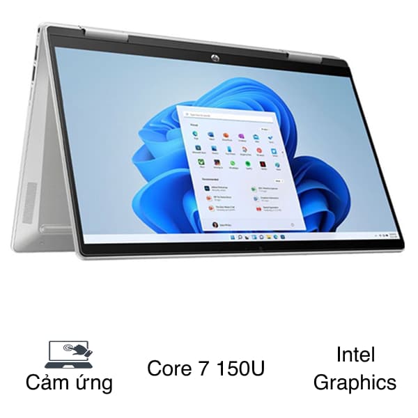 HP Pavilion X360 14 ek2013TU - 9Z2V4PA (Core 7 150U, 16GB, 512GB, Full HD, Cảm ứng, Win11)
