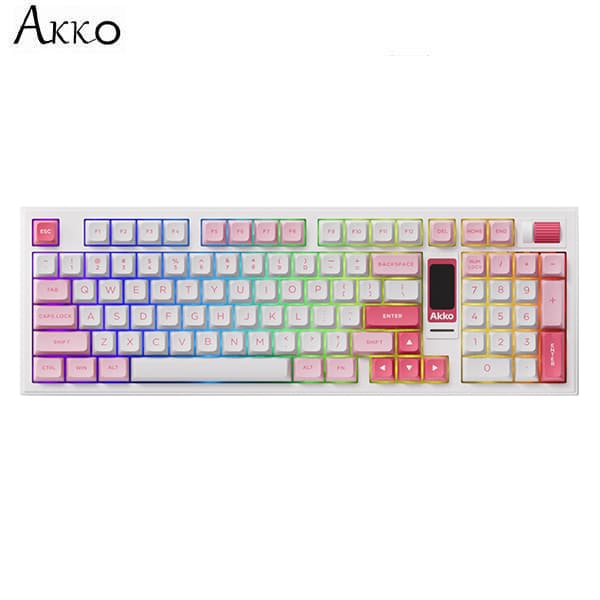 Bàn Phím Cơ Bluetooth Akko 5098B Prunus Lannesiana V3 Piano Pro