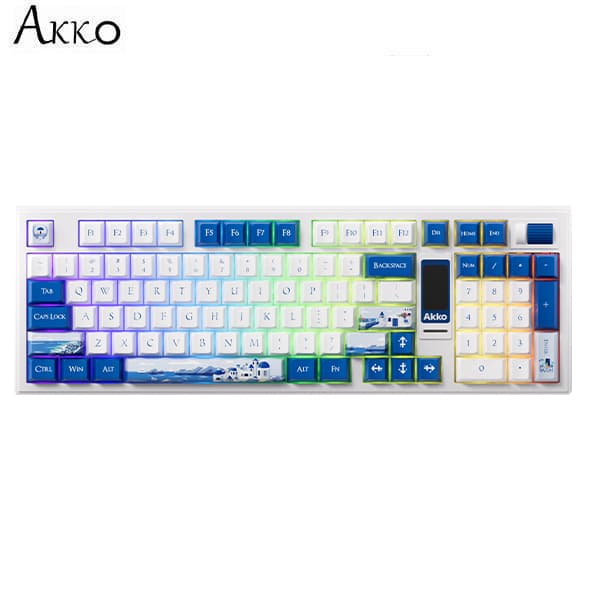Bàn Phím Cơ Bluetooth Akko 5098B Santorini V3 Piano Pro