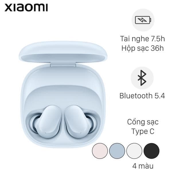 Tai nghe Bluetooth True Wireless Xiaomi Redmi Buds 6 Play