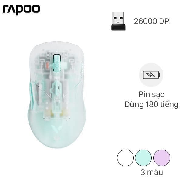 Chuột sạc Không dây Gaming Rapoo VT9 Air