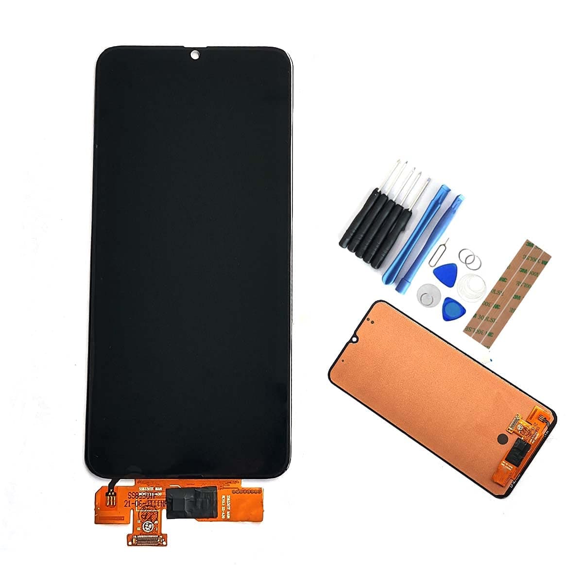 FainWan LCD Display Touch Screen Digitizer Assembly Glass la pantalla Replacement Repair Tools Kit Compatible with Samsung Galaxy A30 SM-A305F/DS A...
