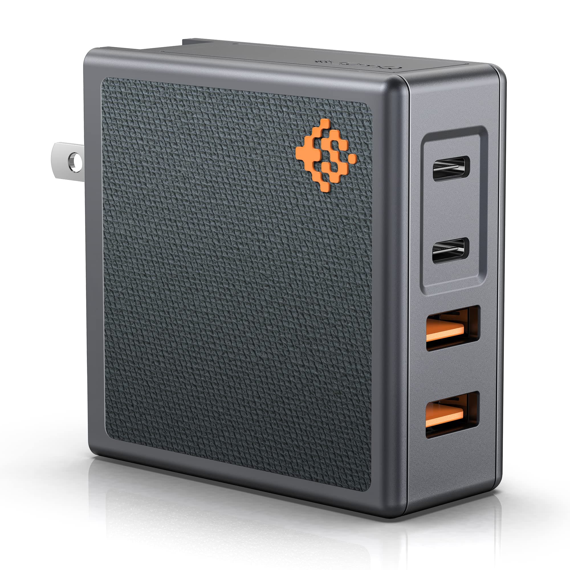 SlimQ 100W USB C Charger, 4-Port PD GaN Fast Wall Charger TypeC Charge Station Adapter Charger for MacBookPro/Air, Laptops, iPad Pro, iPhone13/Pro,...