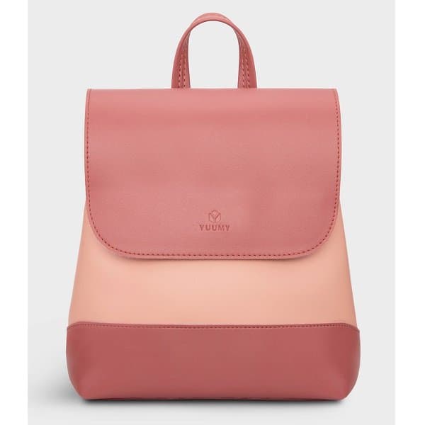 Balo Thời Trang Màu Hồng Ruốc Yuumy YBA21HR (Store 5703)
