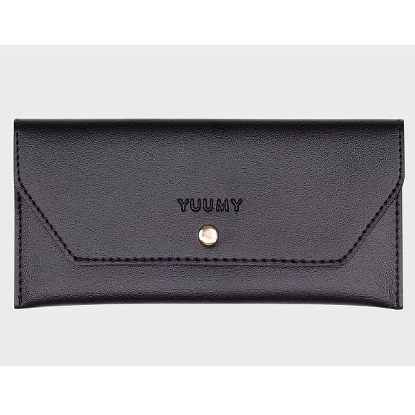 Ví Da Cầm Tay Thời Trang Yuumy Màu Đen YV9D (Store 5703)