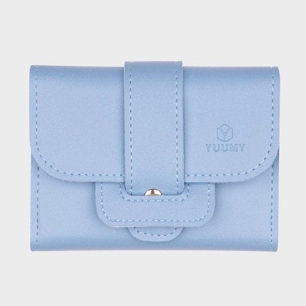 Ví Da Cầm Tay Thời Trang Yuumy Màu Xanh Dương YV17XD (Store 5703)