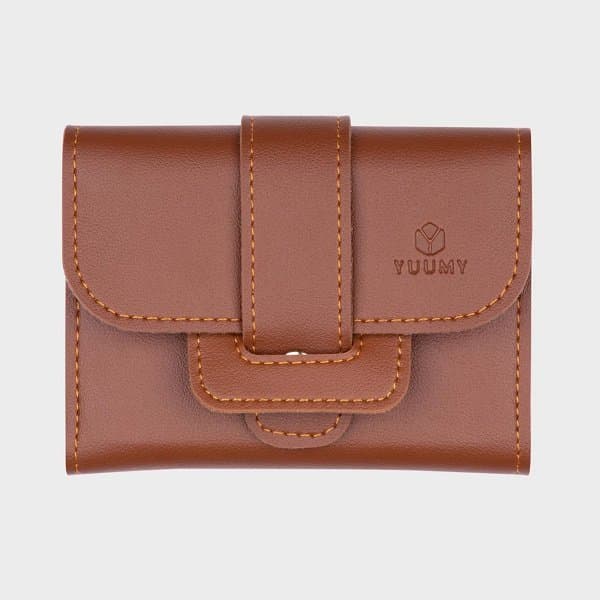 Ví Da Cầm Tay Thời Trang Yuumy Màu Bò YV17B (Store 5703)
