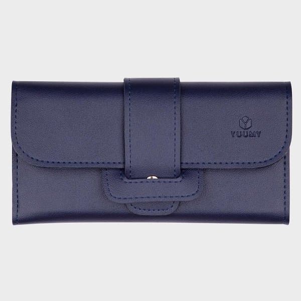 Ví Da Cầm Tay Thời Trang Yuumy Màu Xanh Cổ Vịt YV18XCV (Store 5703)