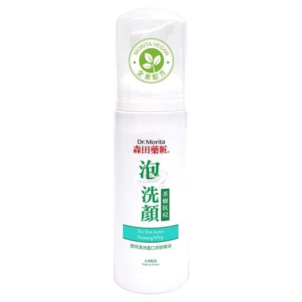 Sữa Rửa Mặt Tạo Bọt Cho Da Hỗn Hợp, Dầu Mụn Dr.Morita Tea Tree Acnes Foaming Whip 145ml (WN)